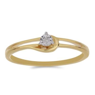 BUY STERLING SILVER DIAMOND ACCENT RING